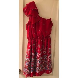 Adorable One-Shoulder Dress, Perfect For Spring!